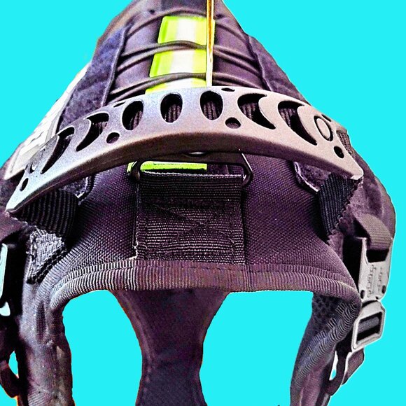 Black Tactical LG Dog Harness, Adjust. No-Pull Dog Vest ~ Metal Latches, Patches - Picture 7 of 15